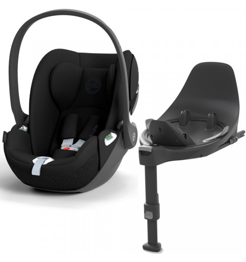 Cybex Cloud T i-Size - rozkładany fotelik samochodowy zestaw z bazą isofix 0-13 kg | Sepia Black
